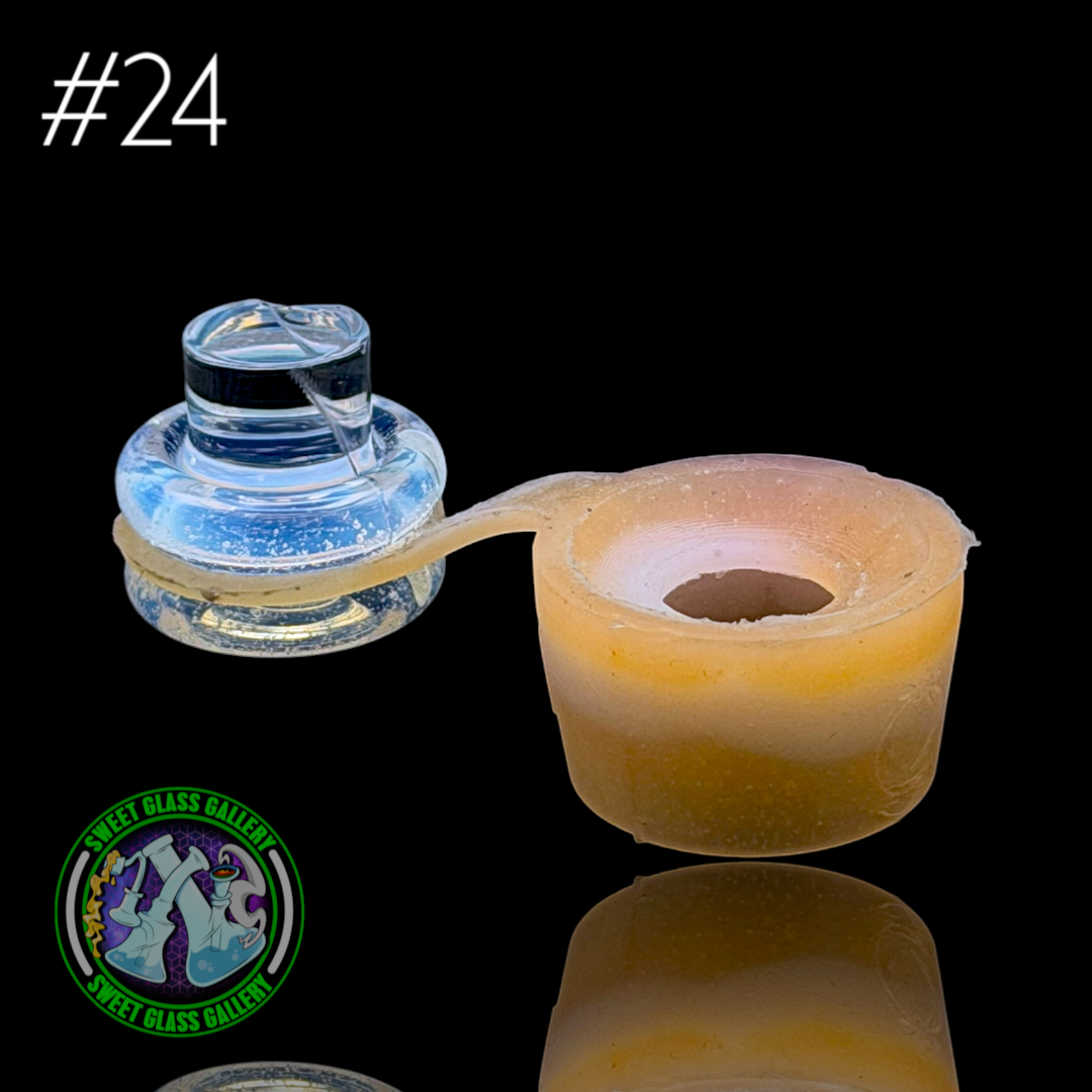 One Trick Pony - Rockulus Tether #24 - Puffco Peak Pro 3DXL - Peach/Pearl