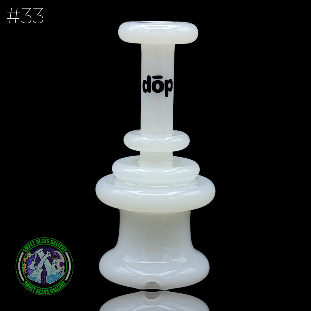 Dōp Glass - Puffco Attachment - Dry Bell White #33