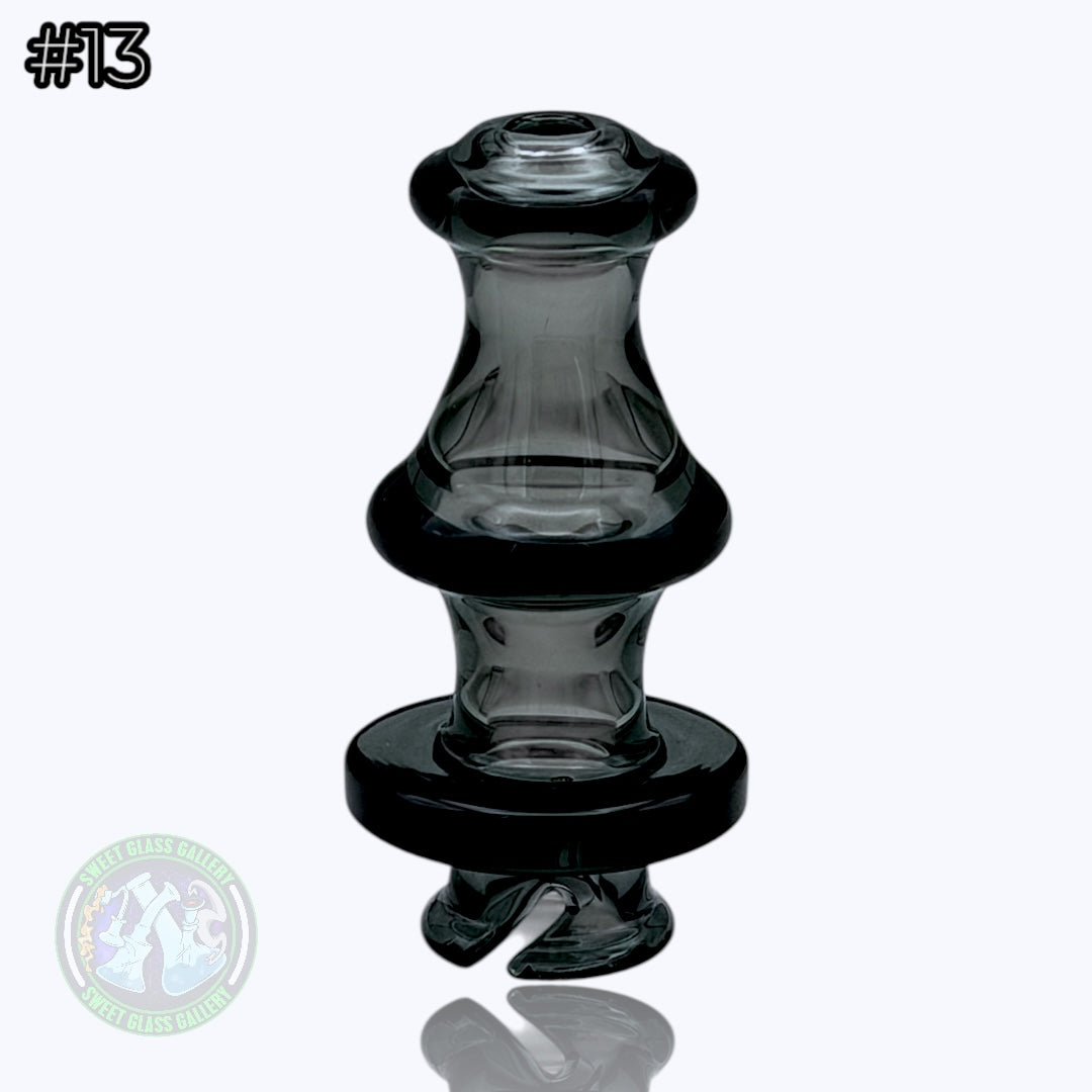 Rone Glass -Puffco Pivot Top #13 - Transparent Black