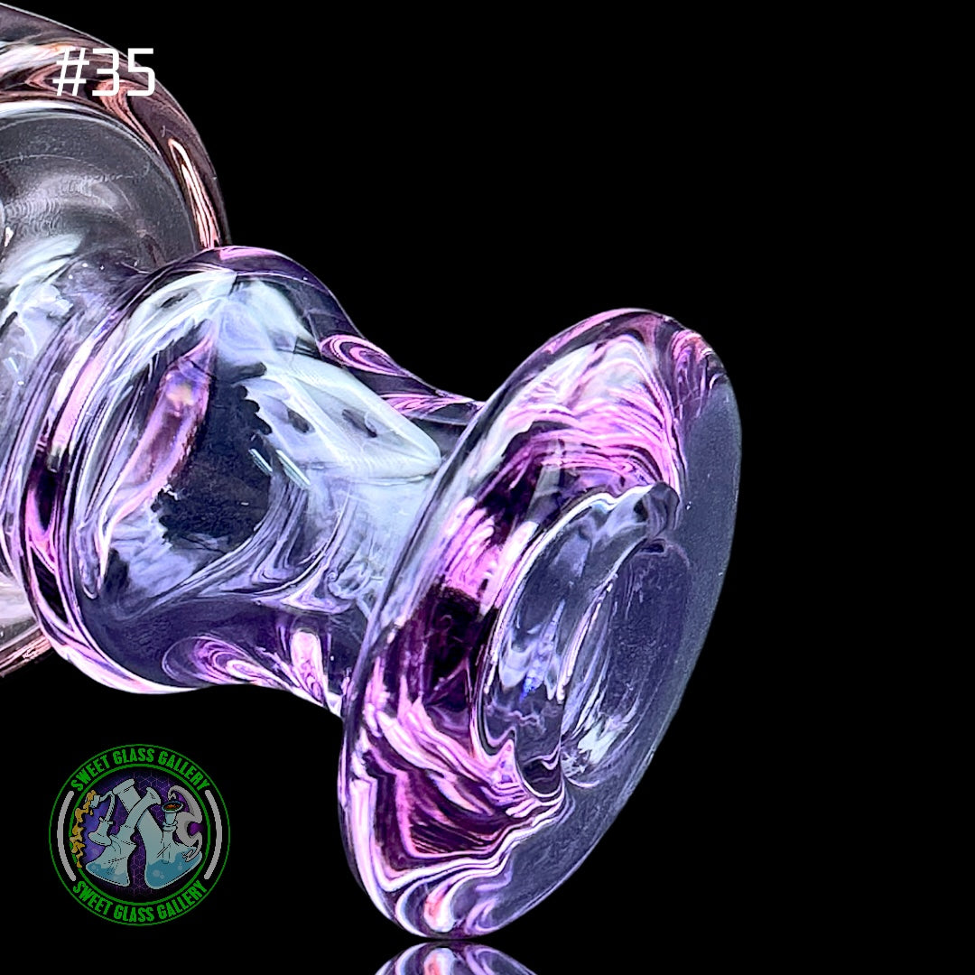 Evol Glass - Attachment #35 - Puffco Peak (Transparent Purple & Transparent Pink)