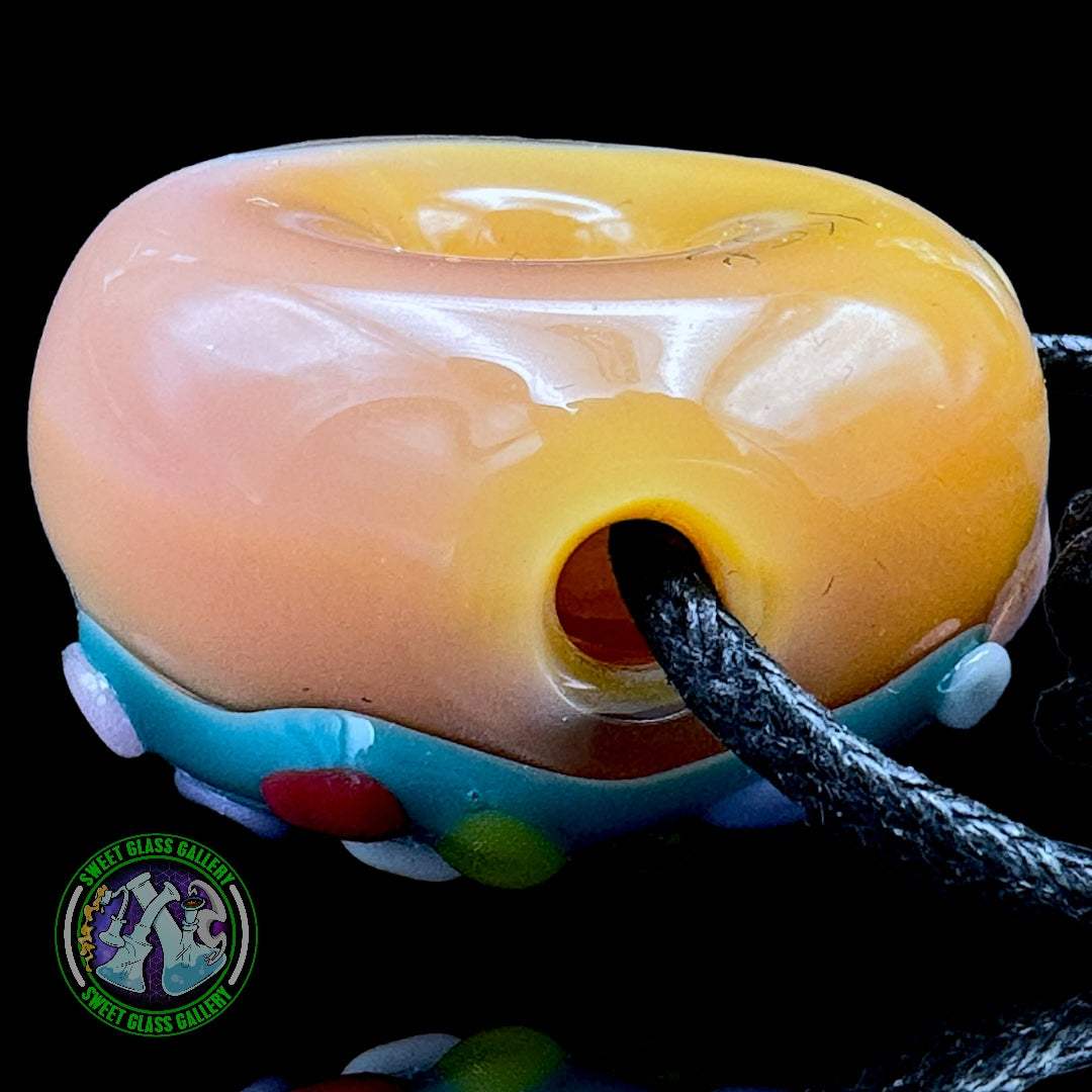 KGB Glass - Donut Pendant #1