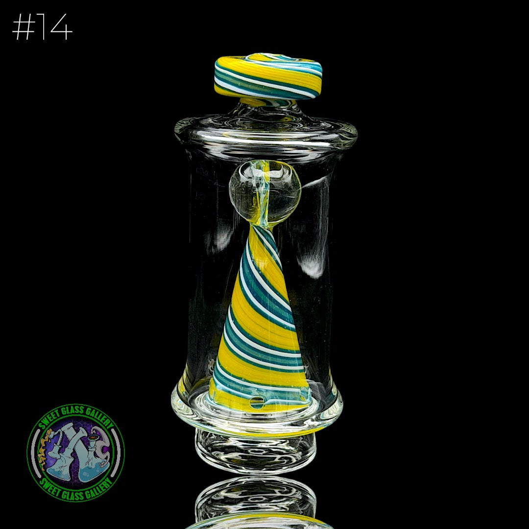 Toxic Glass - Focus V Carta Attachment #14 - Wigwag Blue, Yellow & White