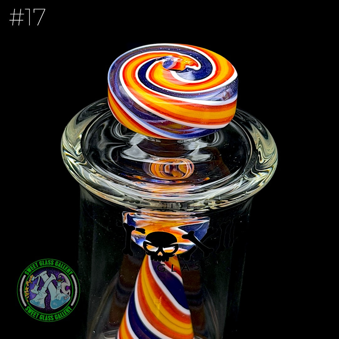 Toxic Glass - Focus V Carta Attachment #17 - Wigwag Red, Blue, Yellow & White