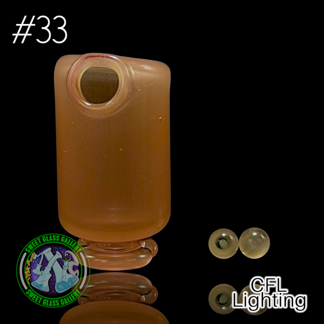 Kizmit Glass - Puffco Pivot Top #33 - Yoshi (CFL)
