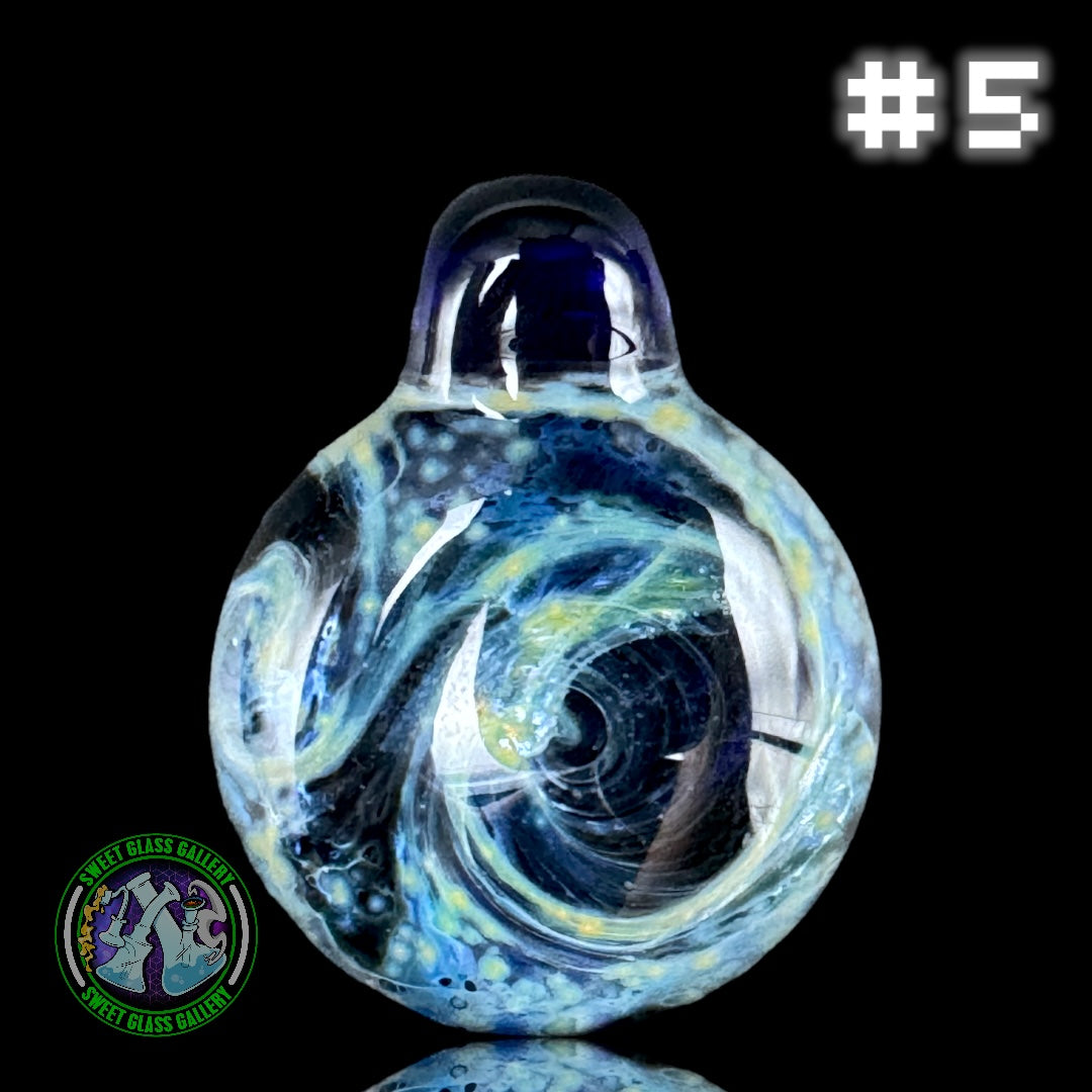 Ben’s Glass Art - Space Tech Baller Jar w/ Matching Pendant - #5