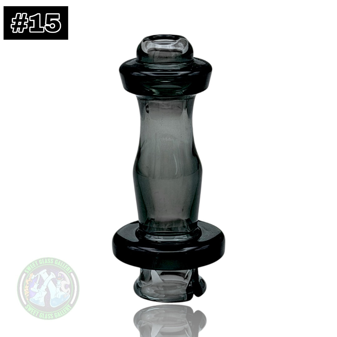 Rone Glass -Puffco Pivot Top #15 - Transparent Black