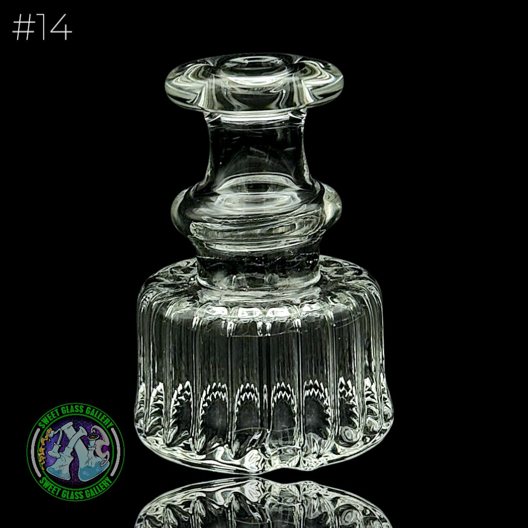 Evol Glass - Attachment - Puffco Peak #14 Corduroy (Clear)