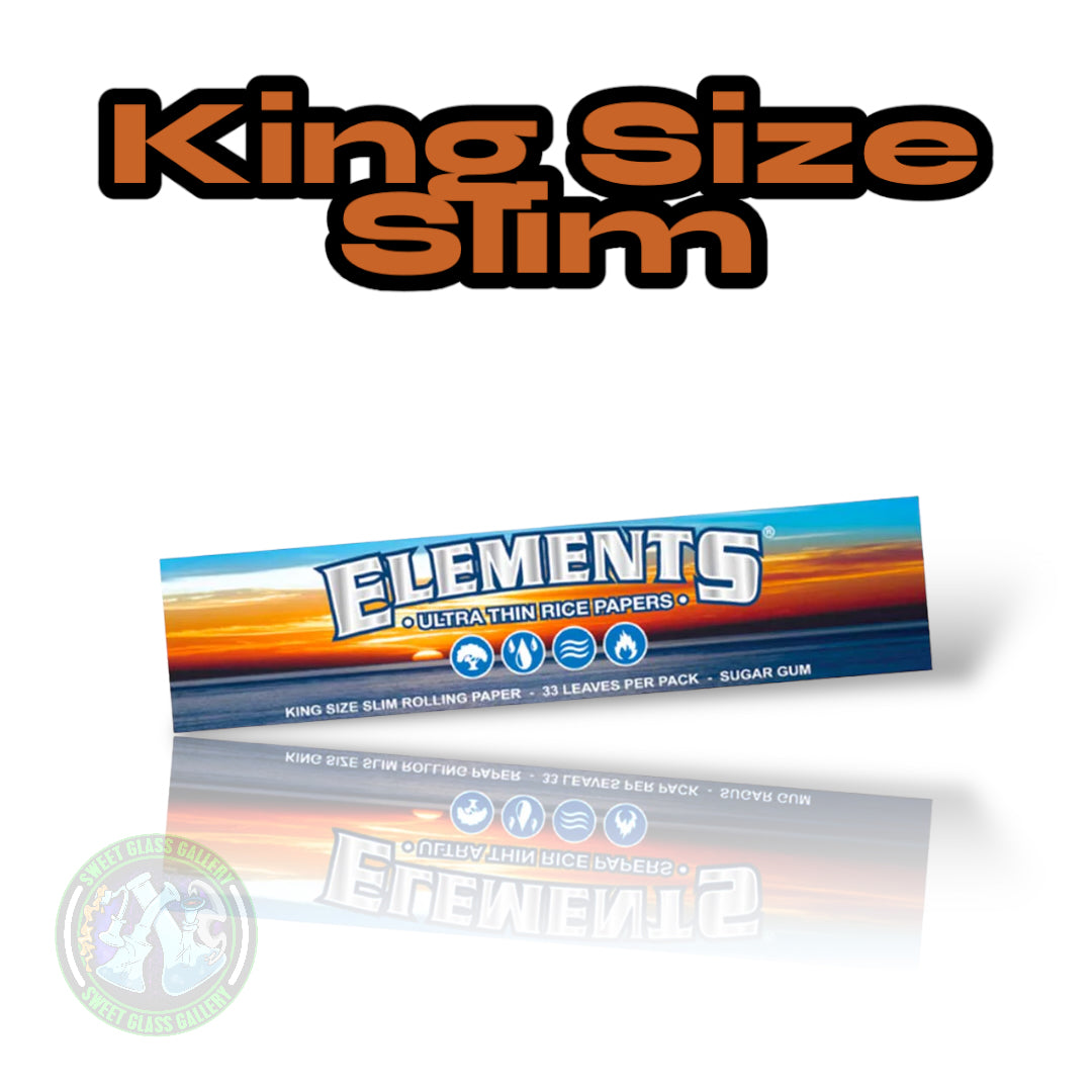 Elements - Ultra Thin Rice Rolling Papers - King Size Slim