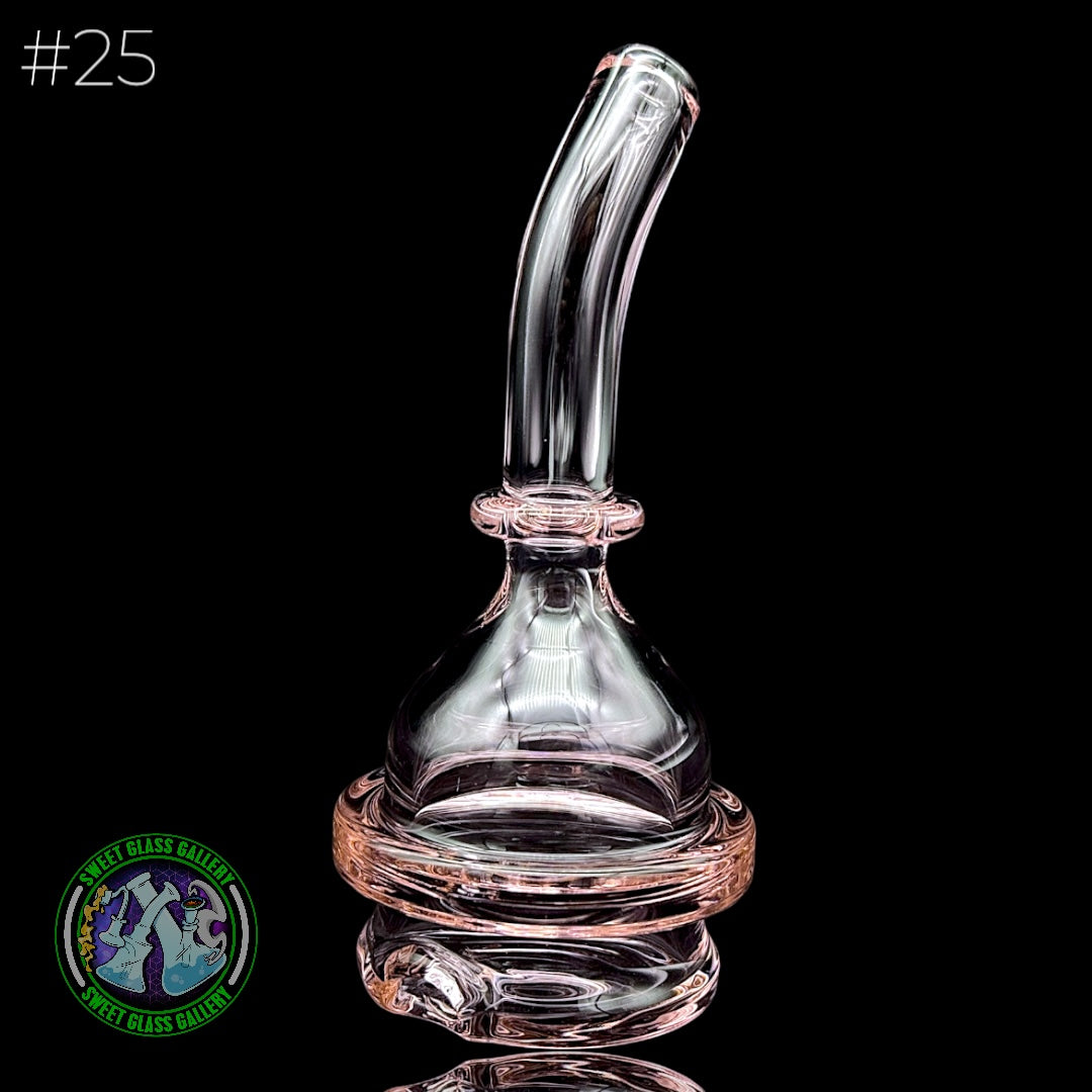 Zach Harrison - Puffco Peak Attachment #25 - Short Path Sipper Dry (Transparent Pink)