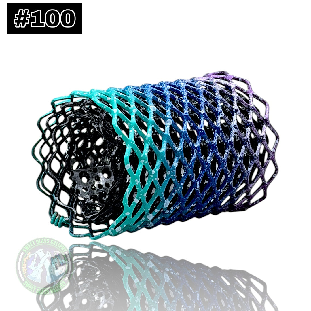 Mamba Guardzz - Heat Cage #100 Blazer GT8000 Guard (Teal, Blue & Purple w/ White Splatter)