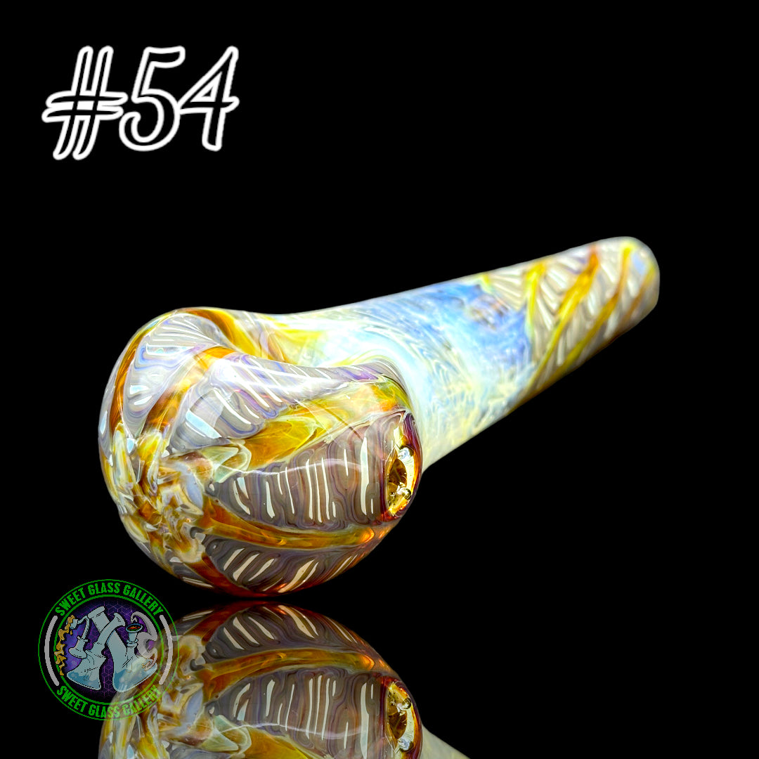 Daniel's Glass Art - German Glass Thick Hand Pipe #54