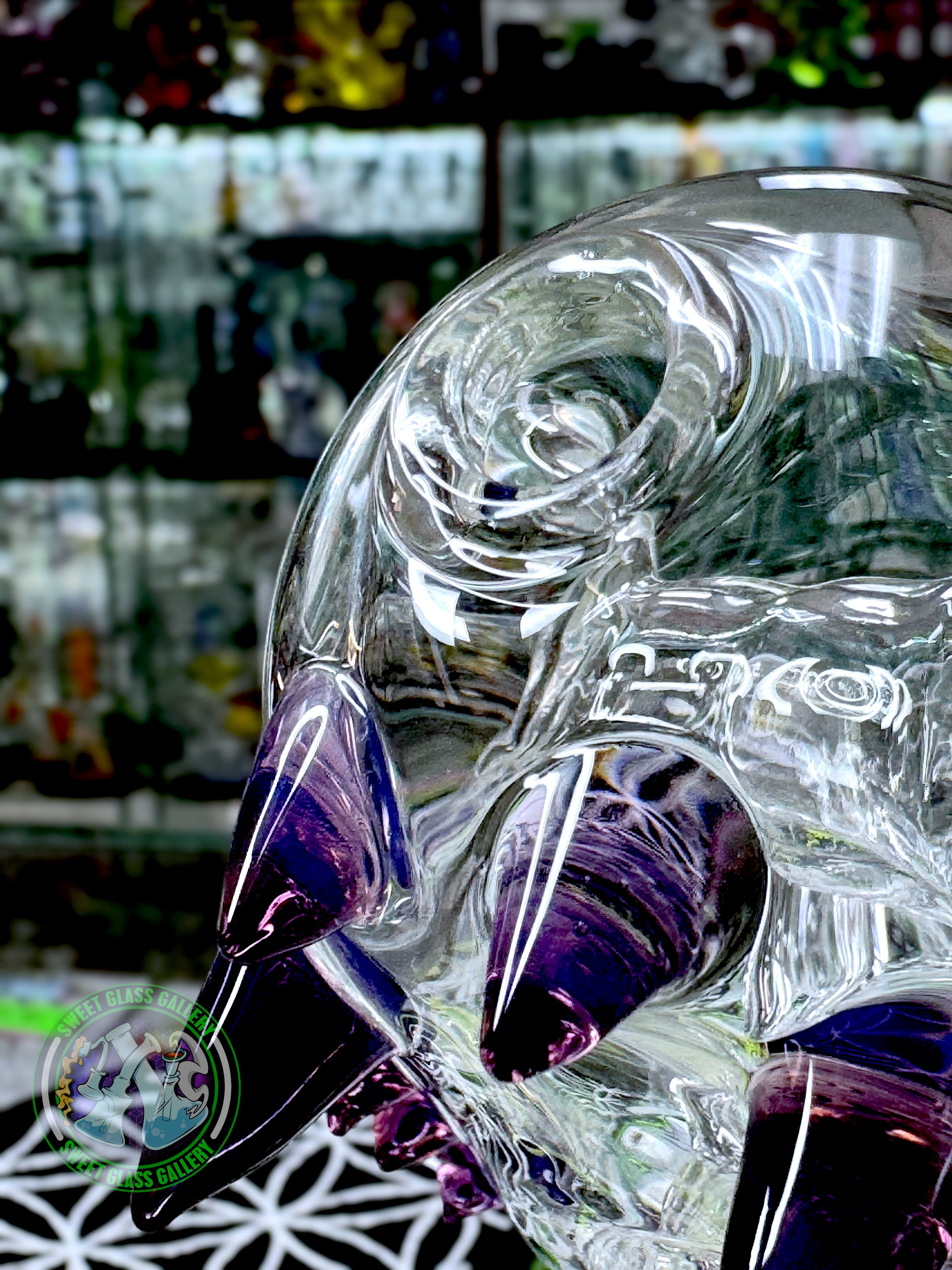 Enuff Glass - Dino Puffco Attachment #1