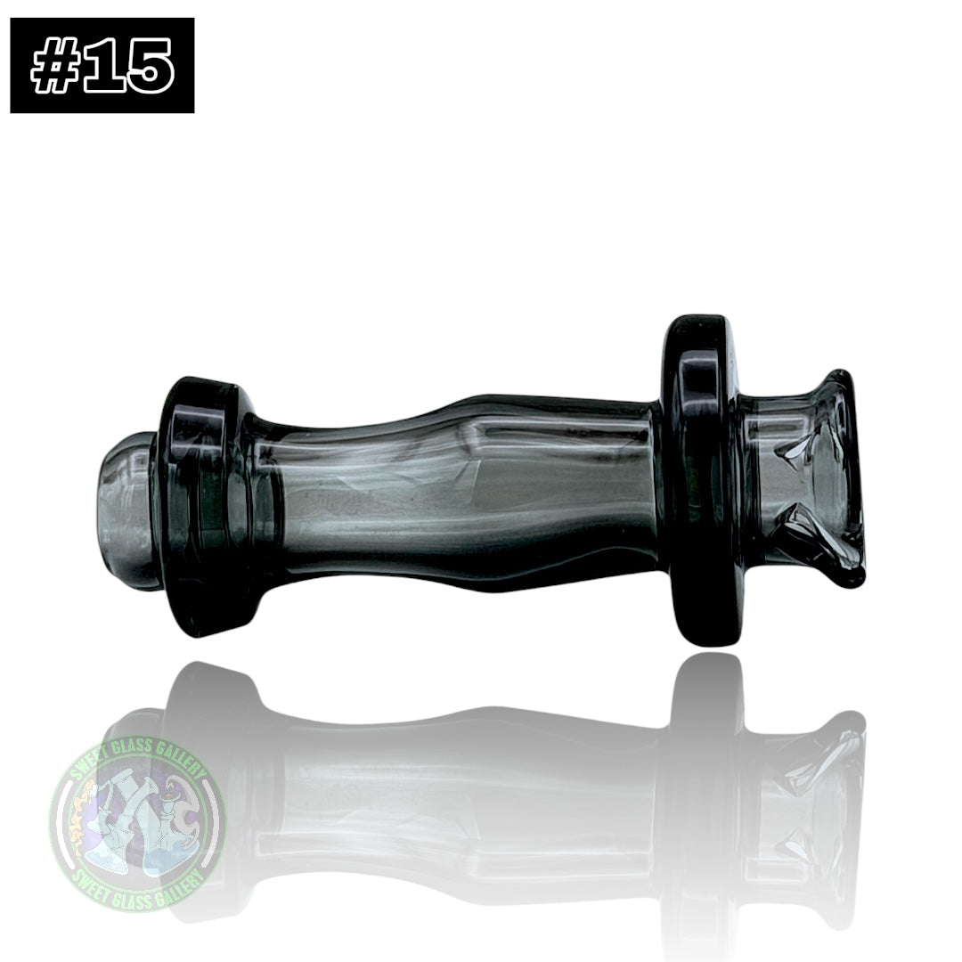 Rone Glass -Puffco Pivot Top #15 - Transparent Black