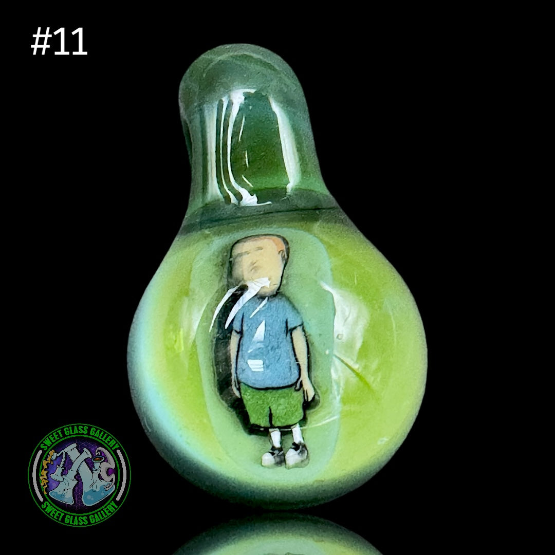 Keys Glass - Pendant #11 - Bobby King Of The Hill