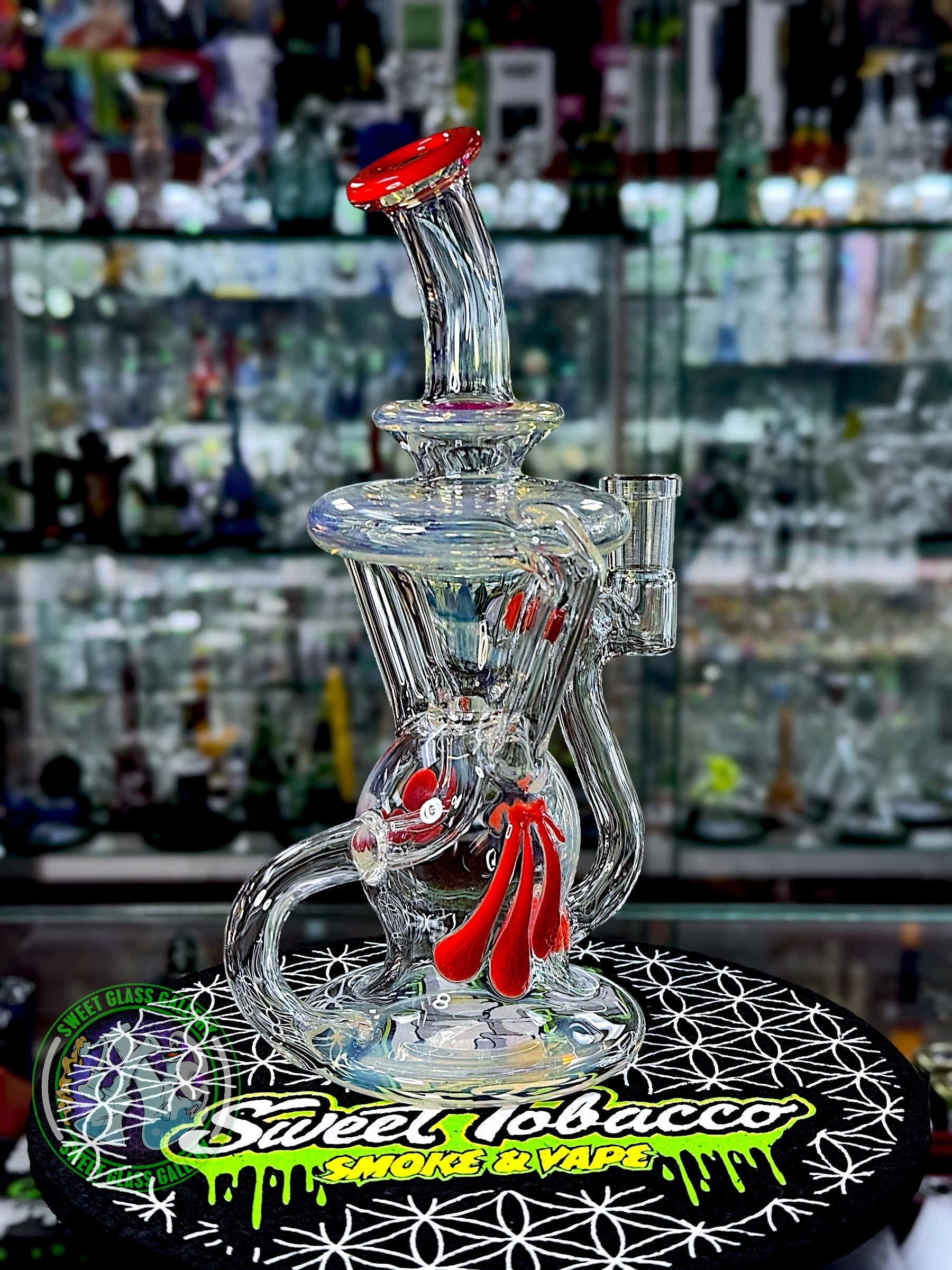 Uzzi Glass - Rig #3 - Klein Recycler (Poppy)