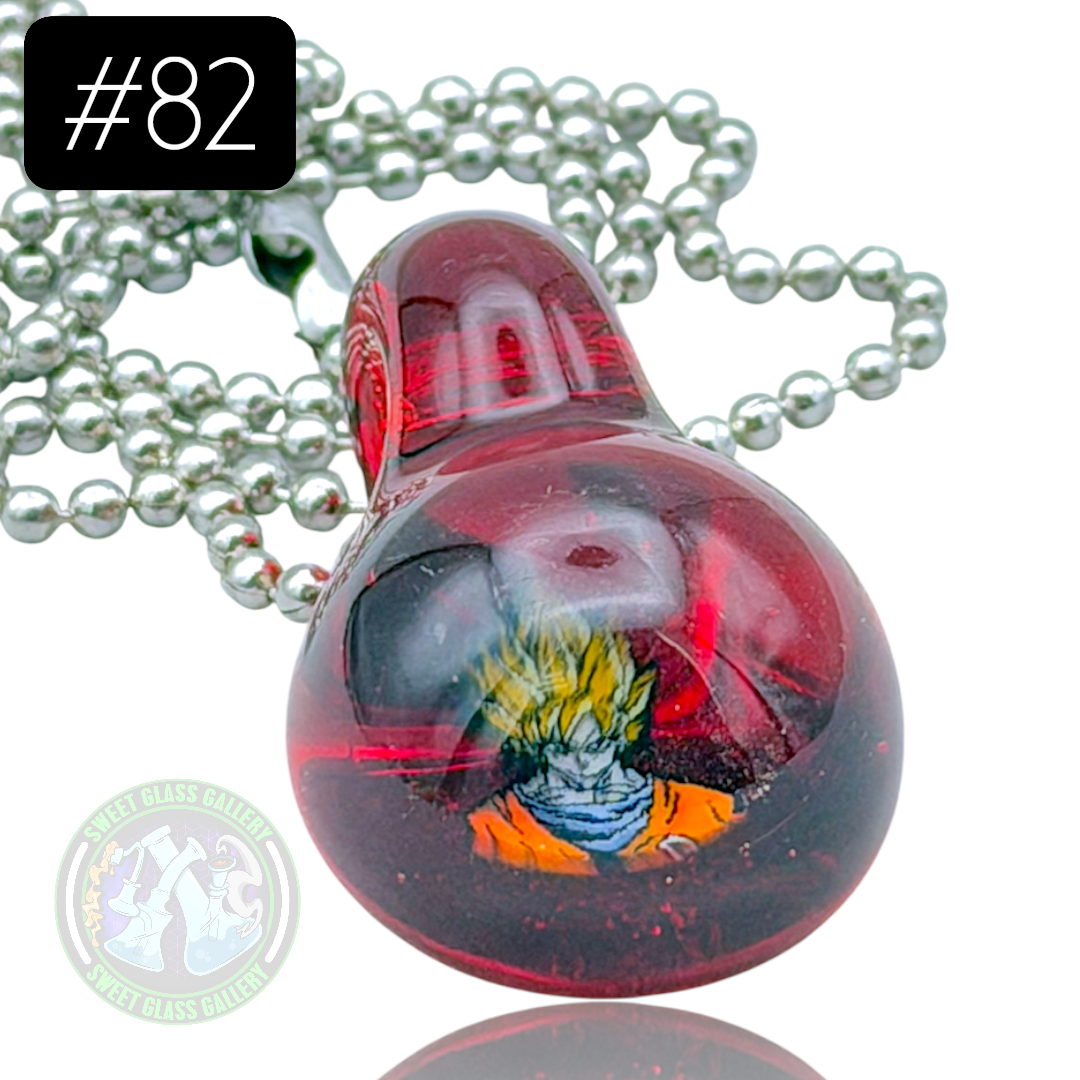 Keys Glass - Pendant #82 (Goku - DragonBall Z)
