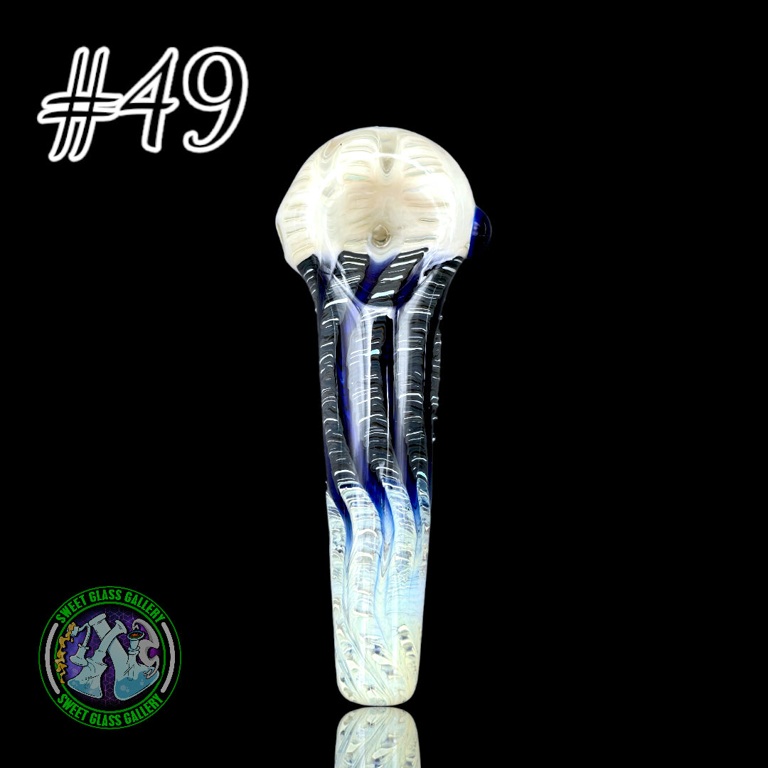 Daniel's Glass Art - German Glass Thick Hand Pipe #49