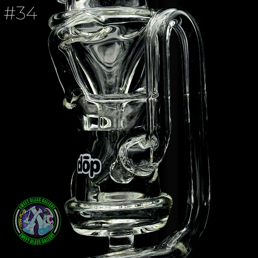 Dōp Glass - Puffco Attachment - Floating Recycler #34
