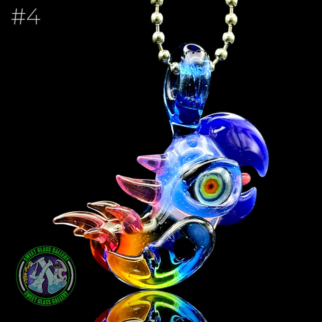 RJ Glass - Pendant - Bird #4