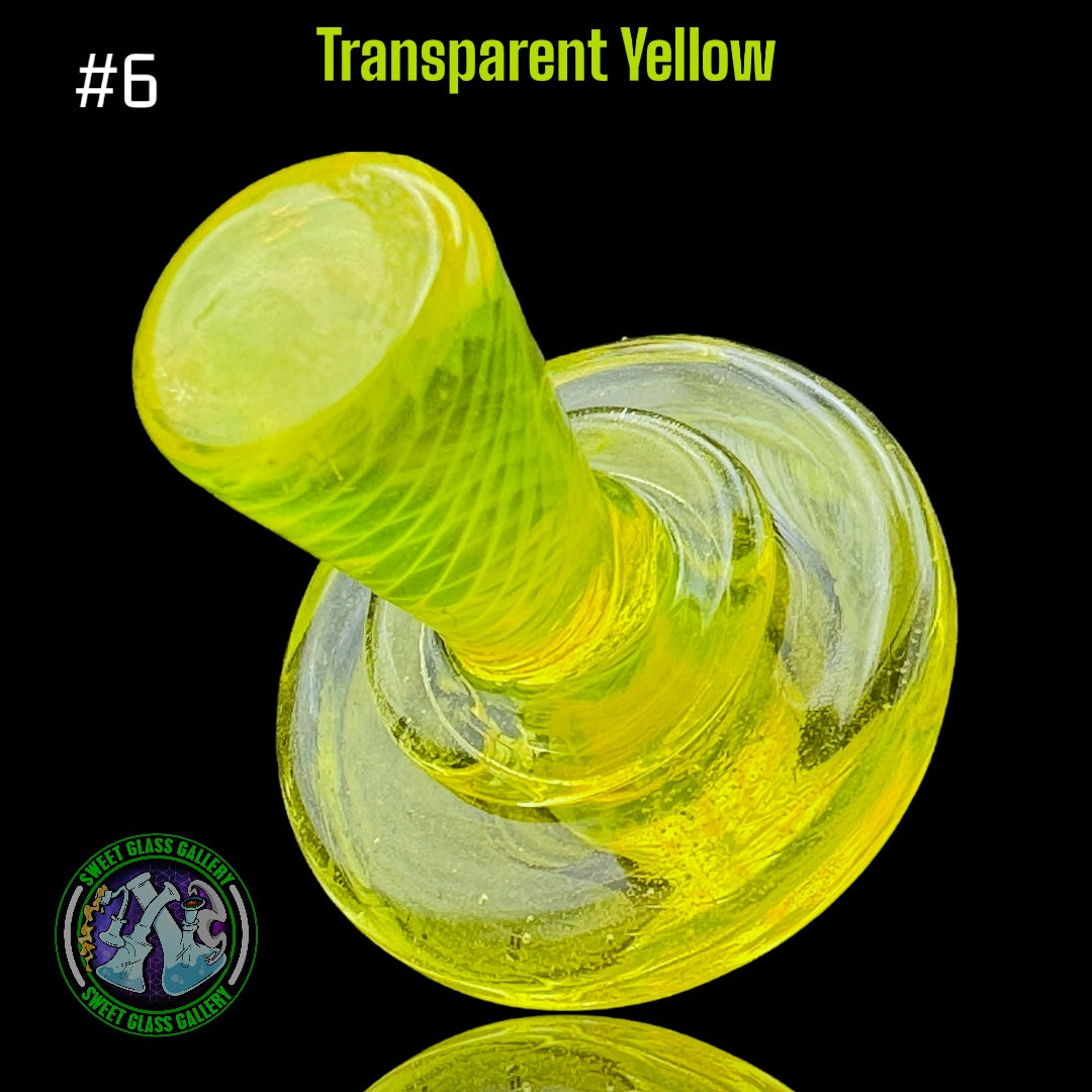 Camp Fire Quartz - Control Tower Cap #6 - Transparent Yellow