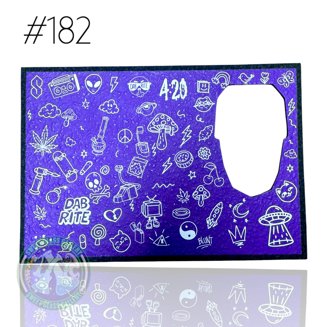 Moodmats - Dab Mat #182 - Dab Rite Pro - Doodles