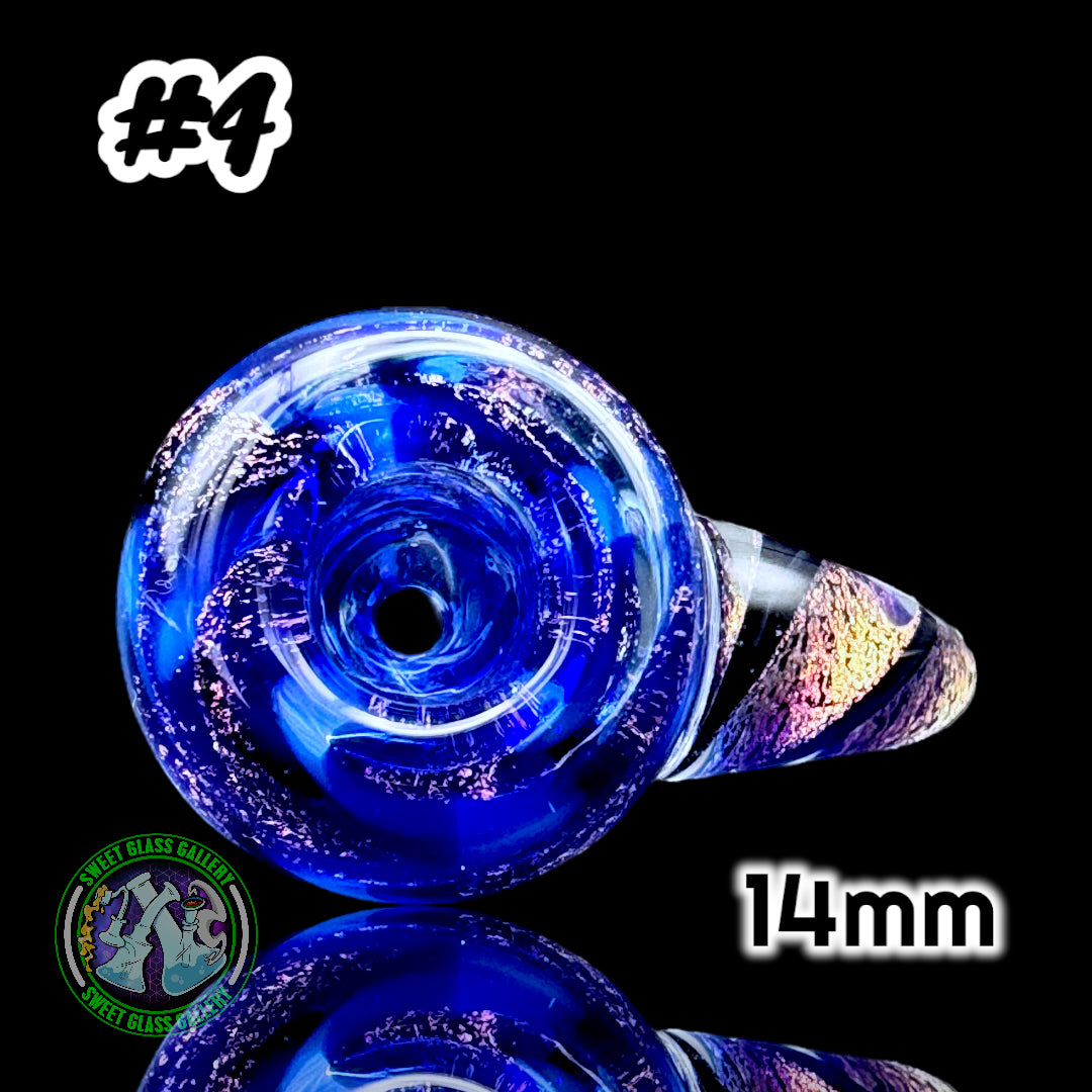 Glass Act Glassworx - Flower Bowl w/ Dichro Horn #4 (14mm)