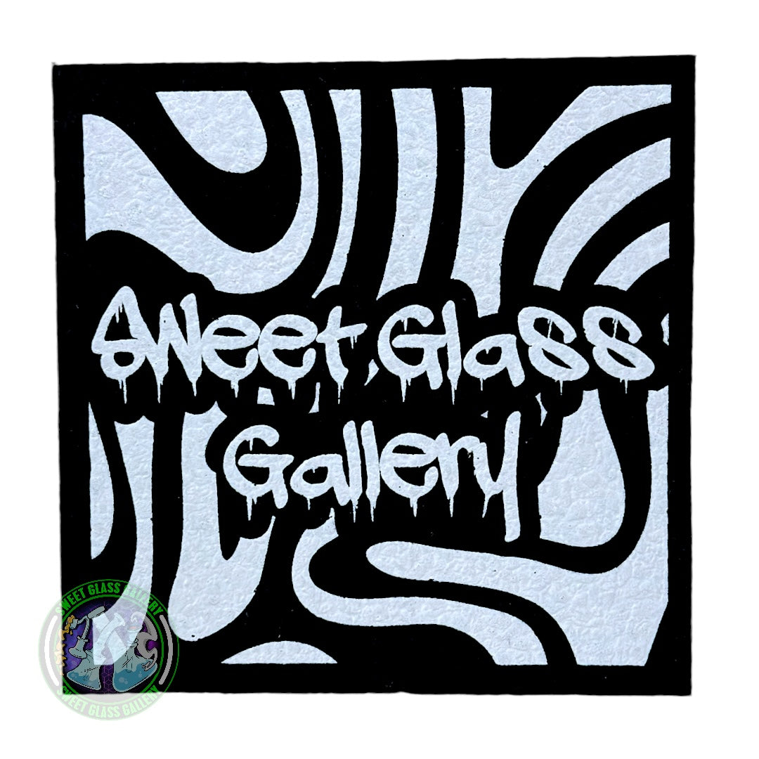 Moodmats - Dab Mat - Sweet Glass Gallery 5” (White)