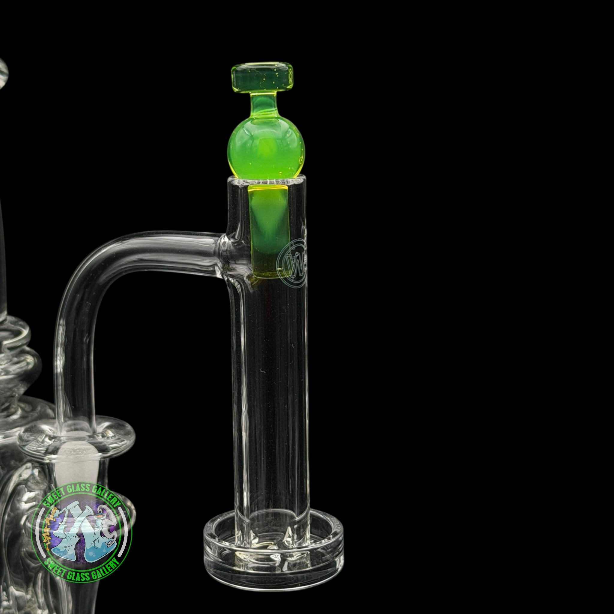 Camp Fire Quartz - Tower Cap - Green Apple