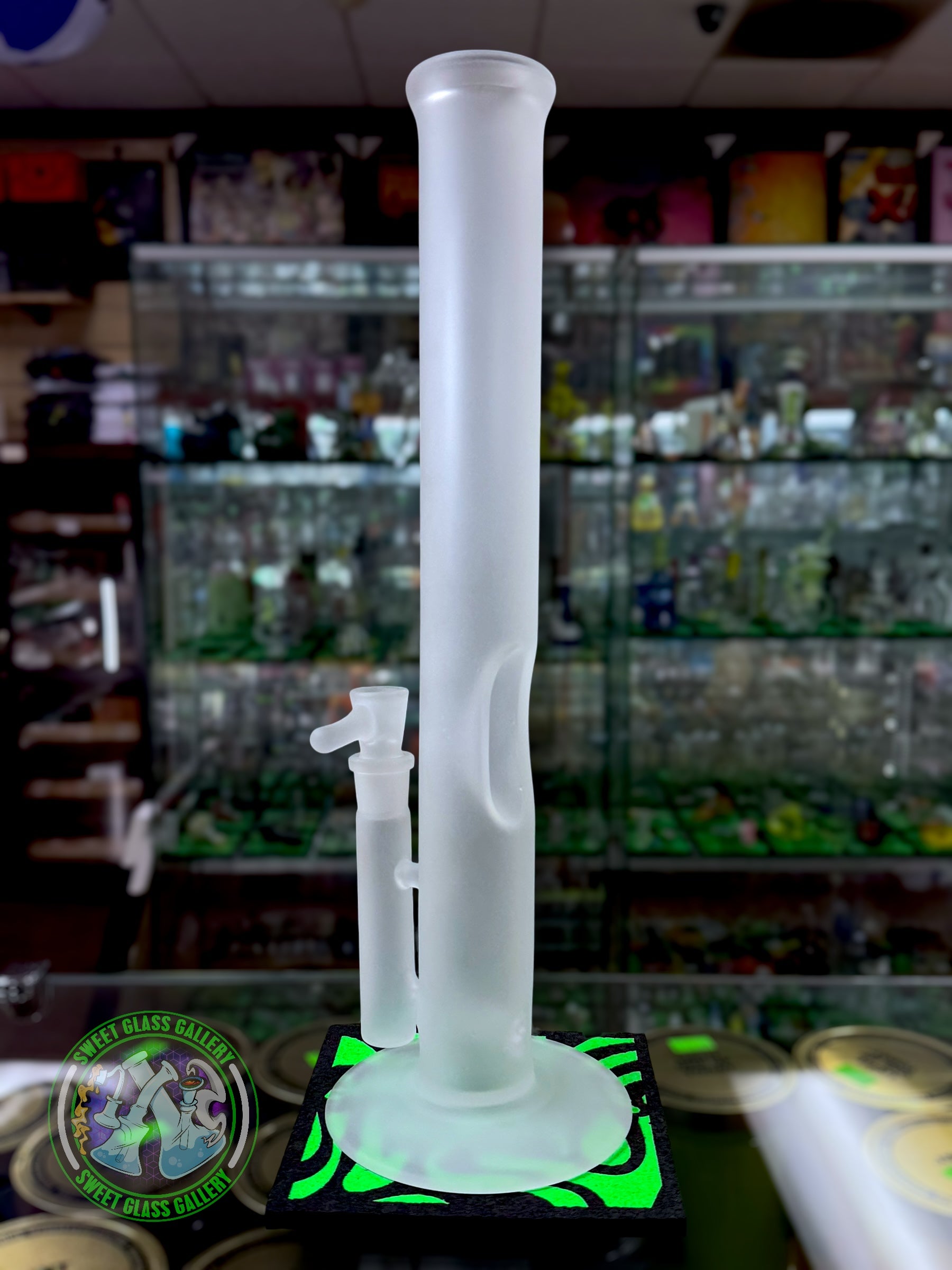 Artist First GlassWorks - Straight Tube - Sand Blasted