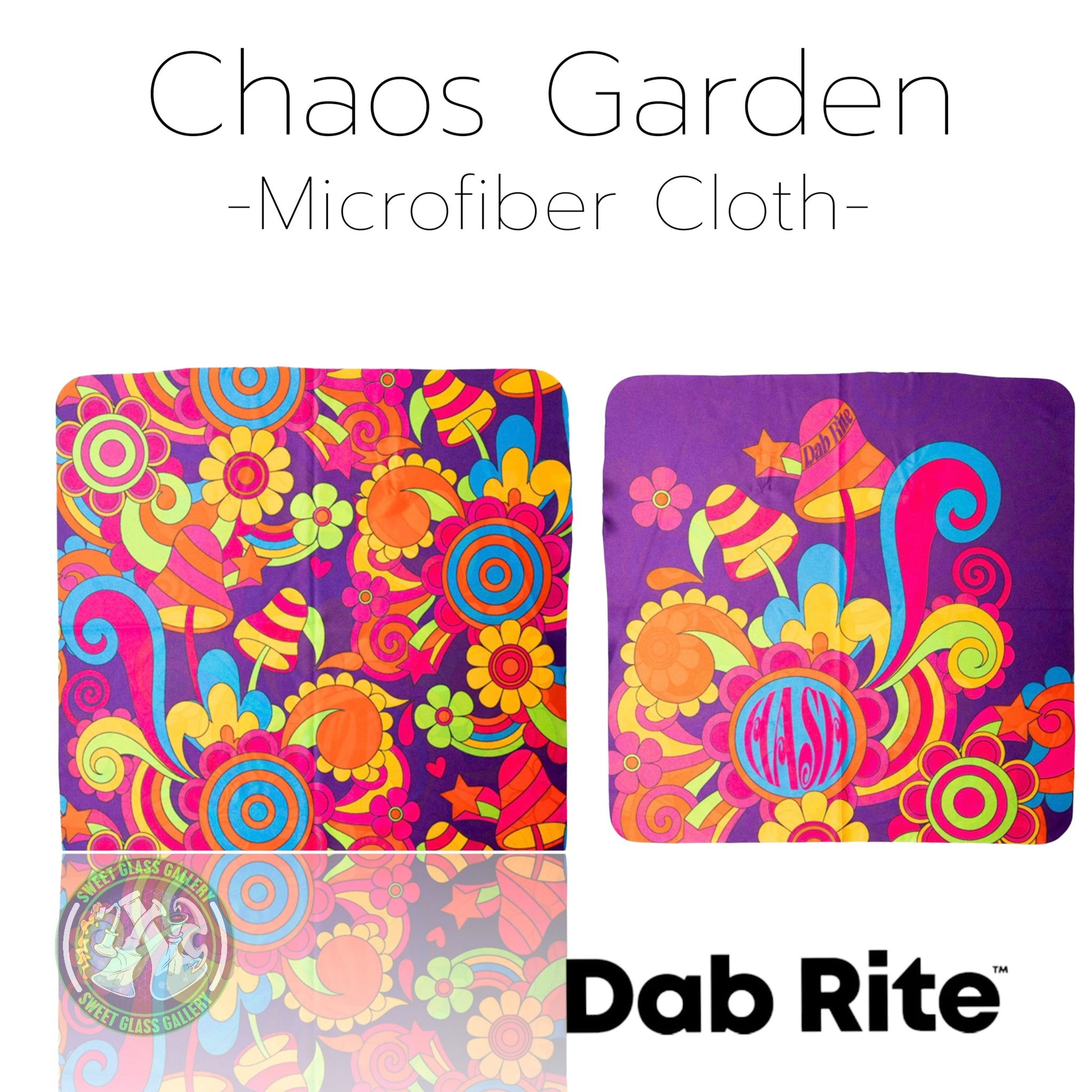Dab Rite - Microfiber Cloth - Chaos Garden