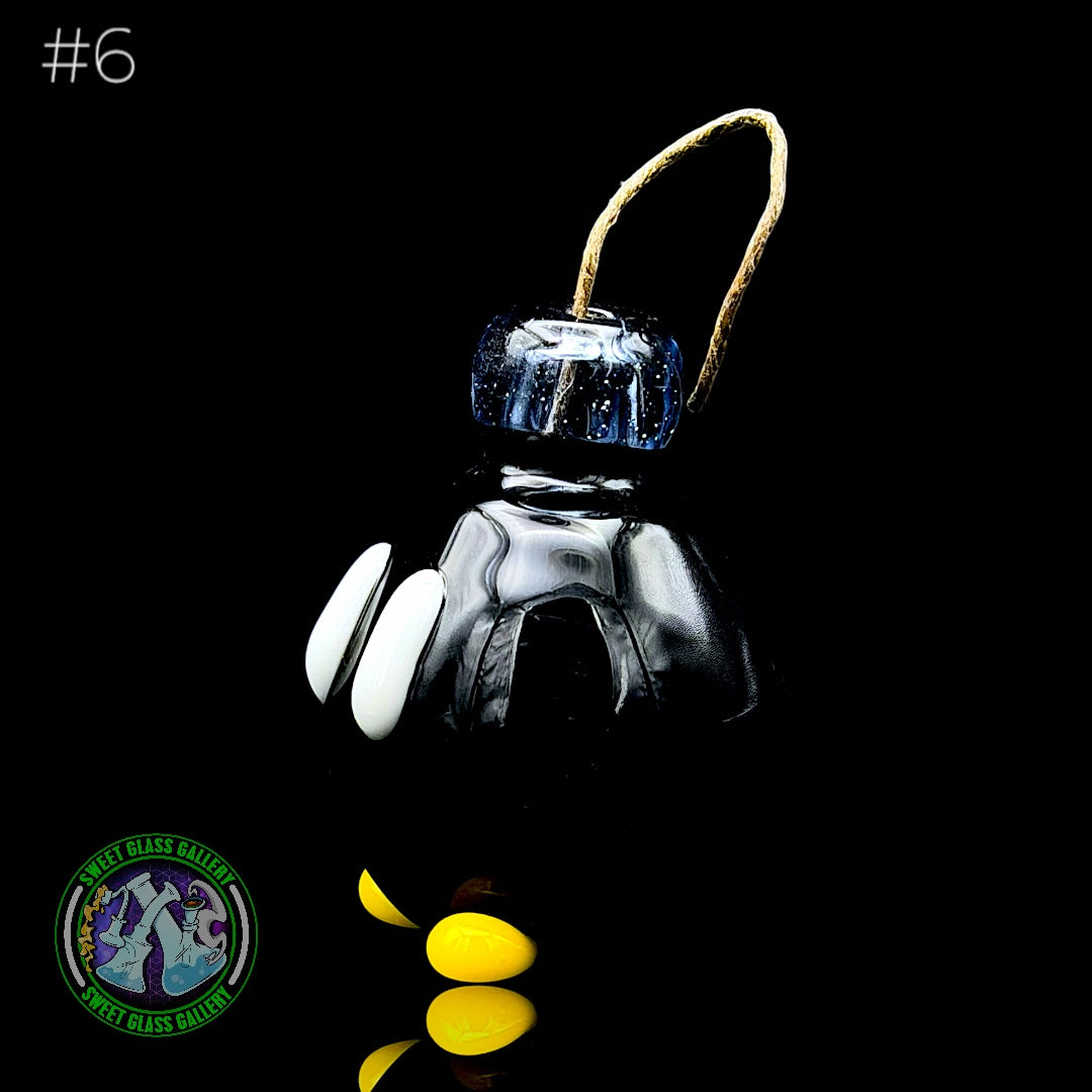 Sandberg Glass - Bob-omb - Hemp Wick Holder #6