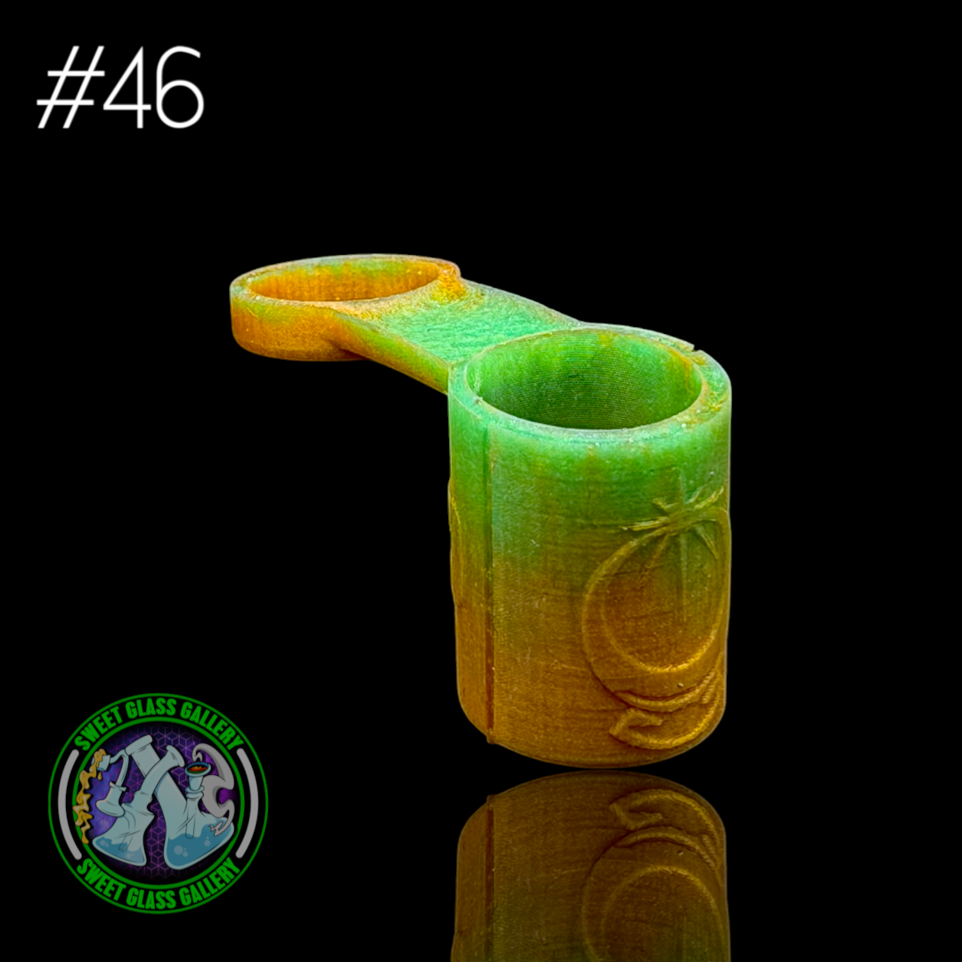 One Trick Pony - Pivot Tether/Stand #46 - Large - Green/Orange/Rainbow