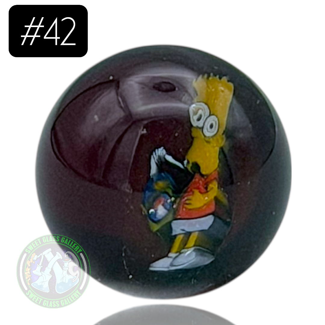 Keys Glass - Marble #42 (Bart - The Simpsons)