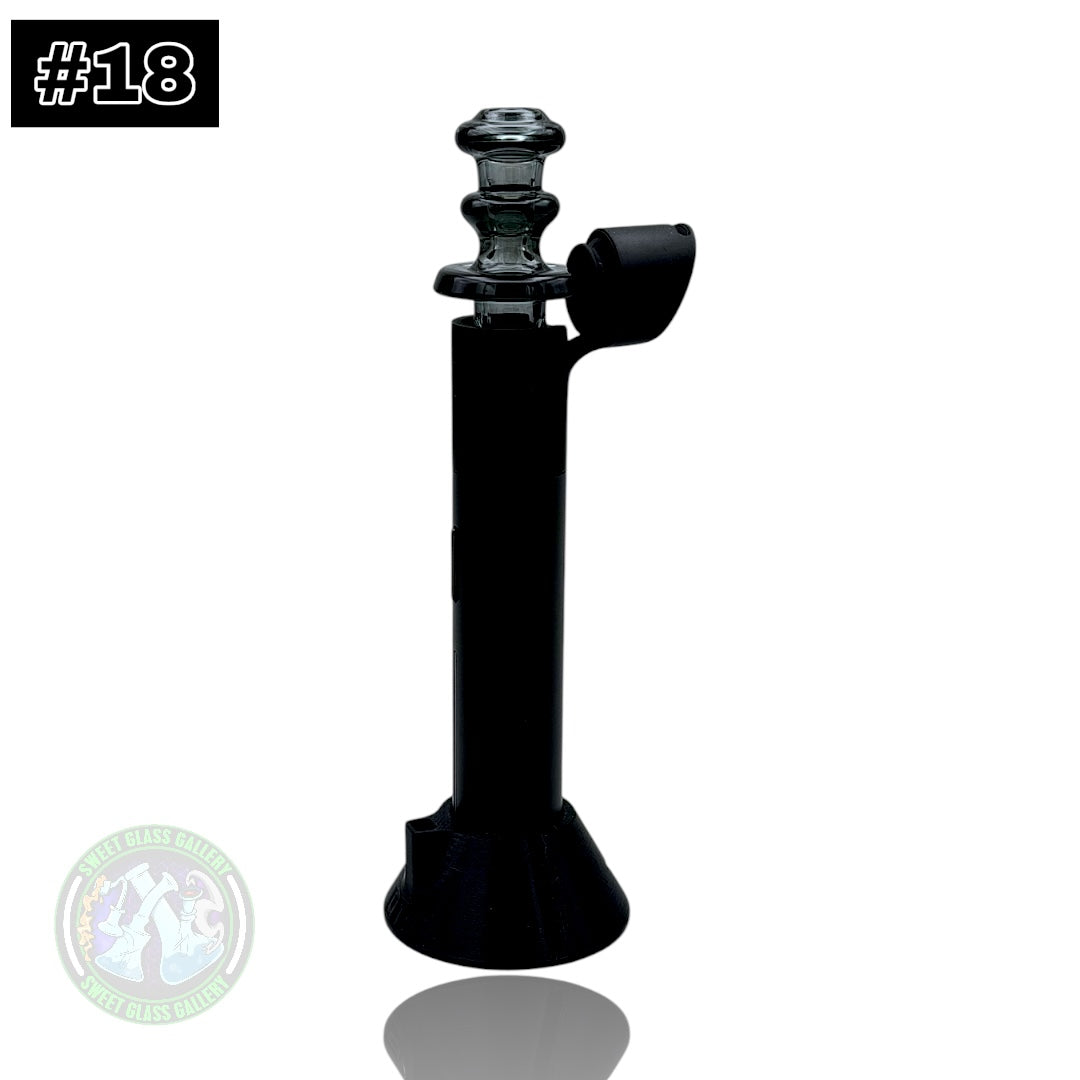 Rone Glass -Puffco Pivot Top #18 - Transparent Black