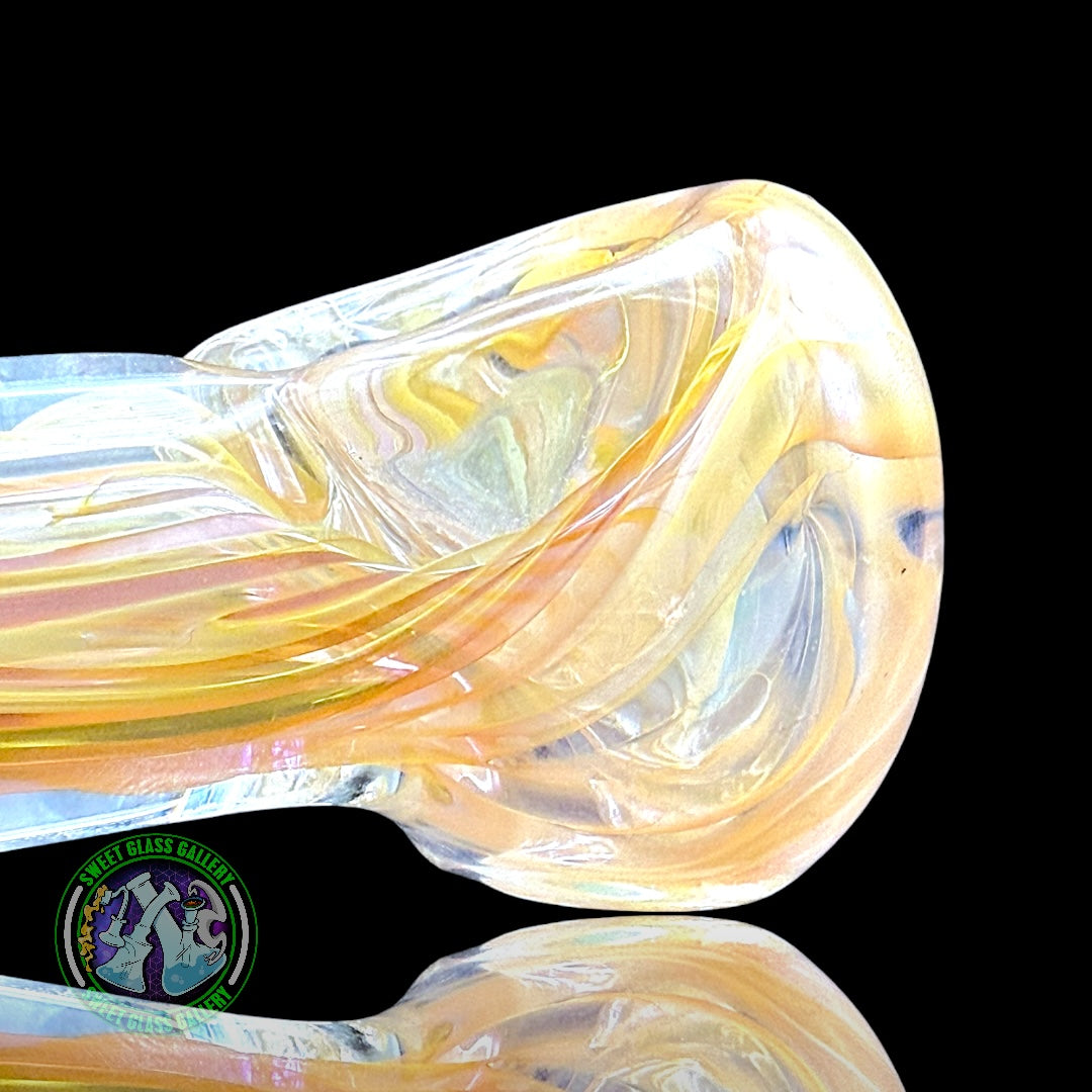 Daniel's Glass Art - Dry Pipe #2 - Gold Fumed