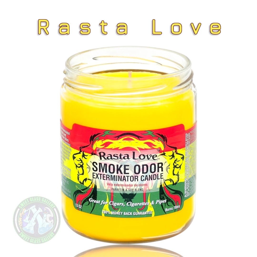 Smoke Odor Exterminator Candle - Rasta Love Scent