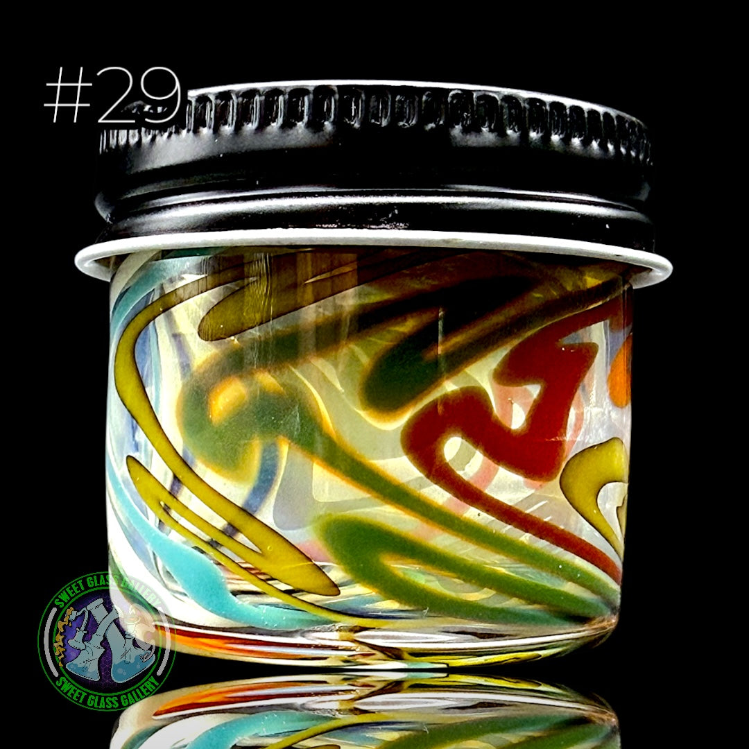 Ben’s Glass Art - Baller Jar #29 - Inside Out Tech