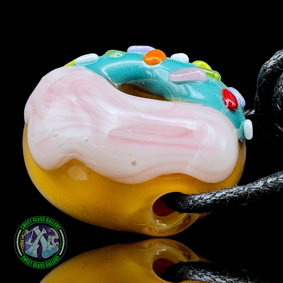 KGB Glass - Donut Pendant #1