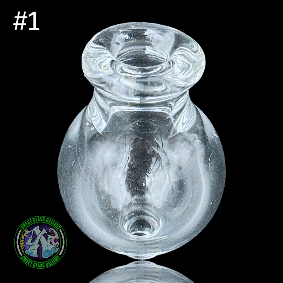 Daniel's Glass Art - Bubble Carb Cap #1 - Clear