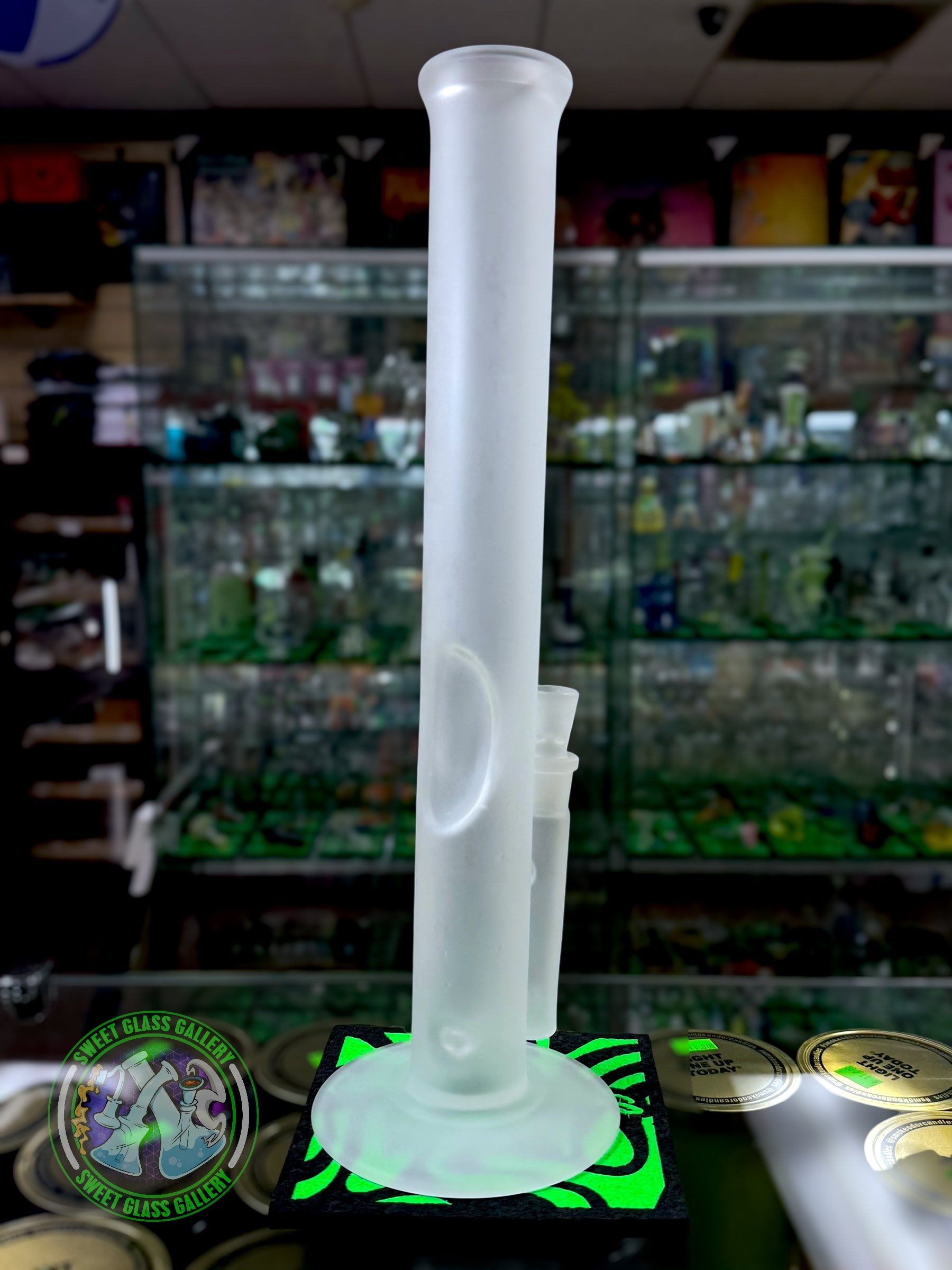 Artist First GlassWorks - Straight Tube - Sand Blasted