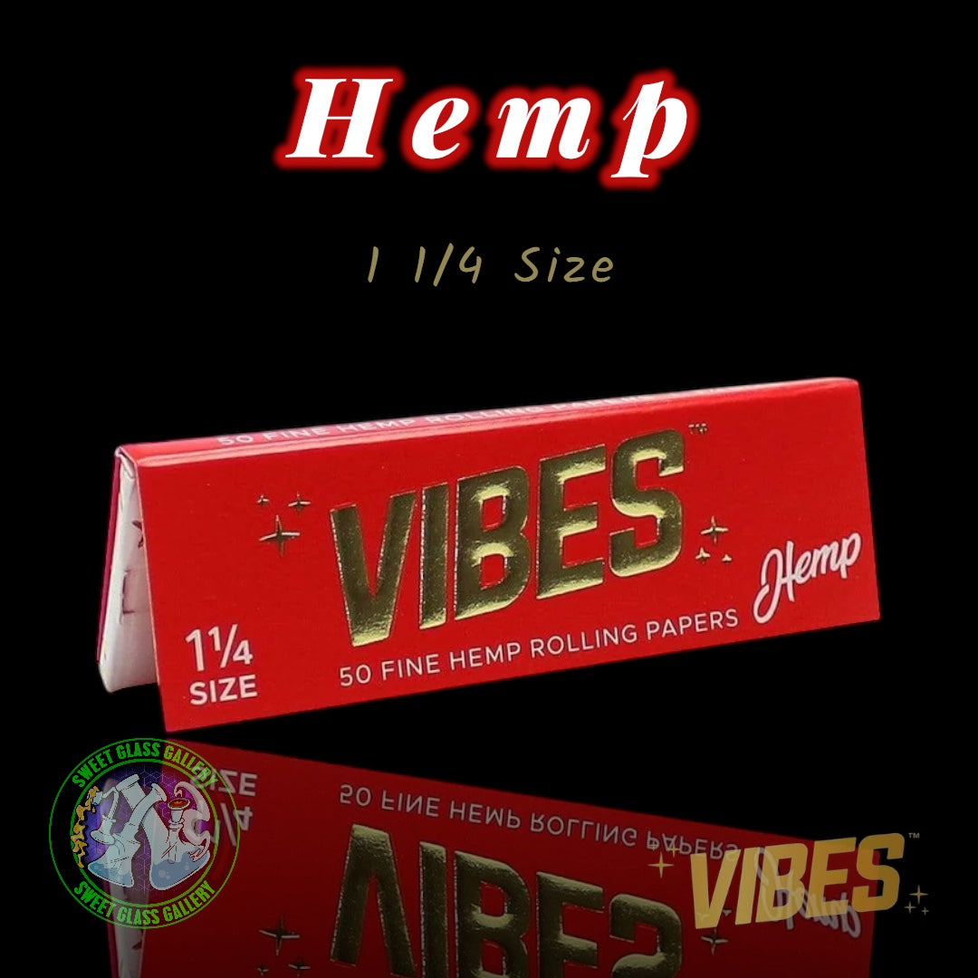 Vibes - Hemp 1 1/4 Size Papers