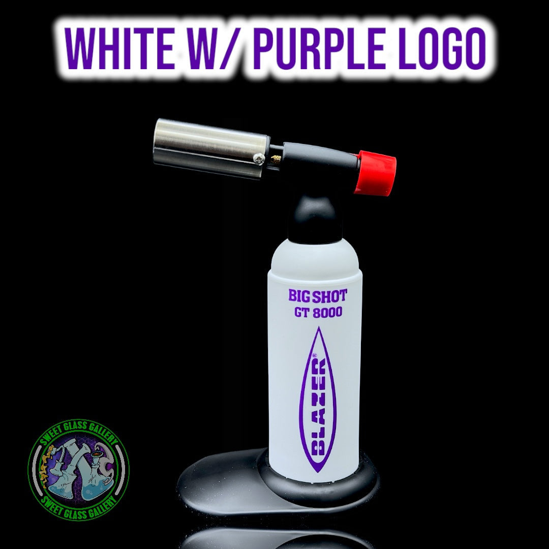Blazer - Big Shot GT8000 Torch - White w/ Purple