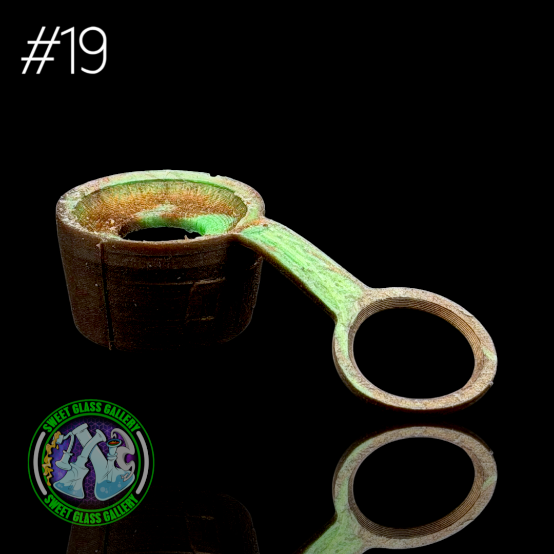 One Trick Pony - Rockulus Tether #19 - Puffco Peak Pro 3DXL - Caramel/Green Apple