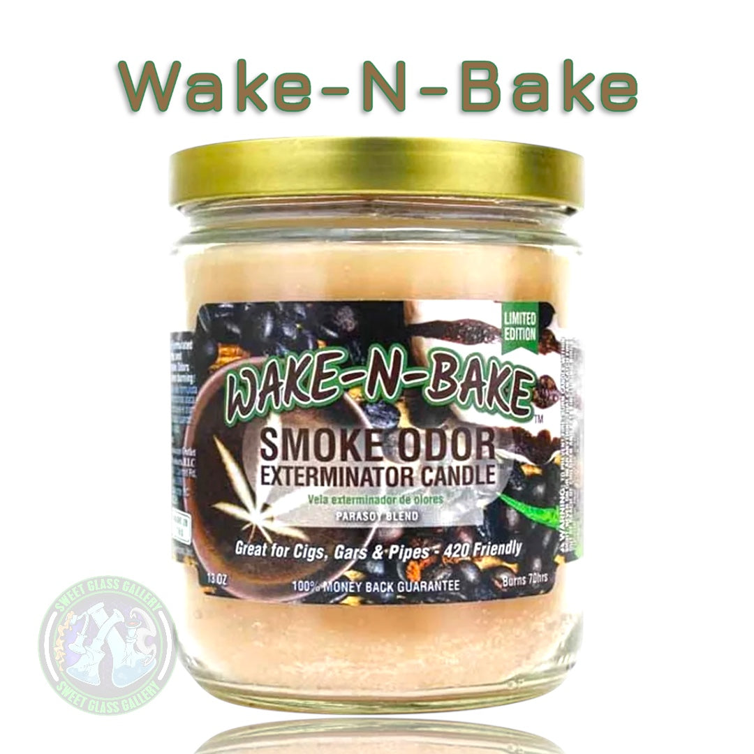 Smoke Odor Exterminator Candle - Wake-N-Bake Scent