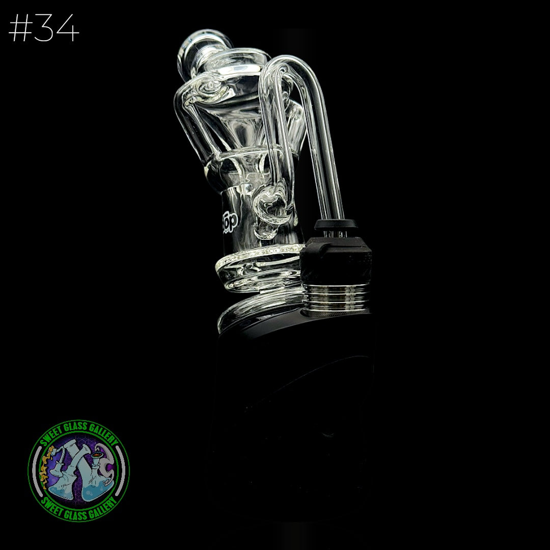 Dōp Glass - Puffco Attachment - Floating Recycler #34