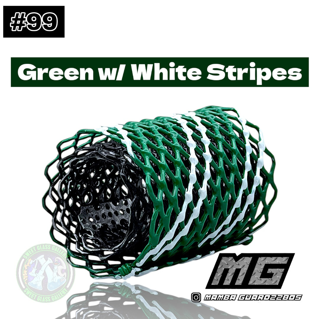 Mamba Guardzz - Heat Cage #99 - Blazer GT8000 Guard (Green w/ White Stripes)