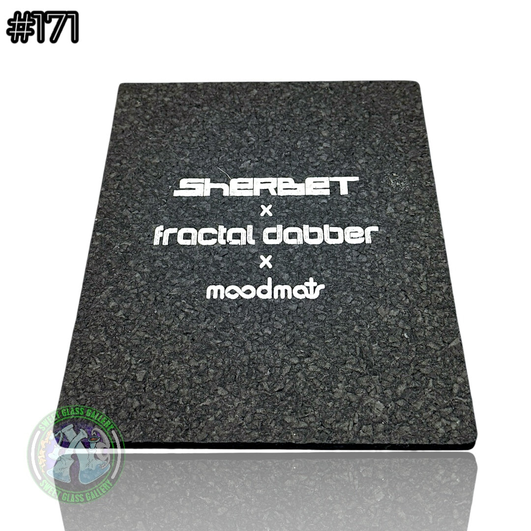 Moodmats - Dab Mat #171 - Sherbet Glass x Fractal Dabber