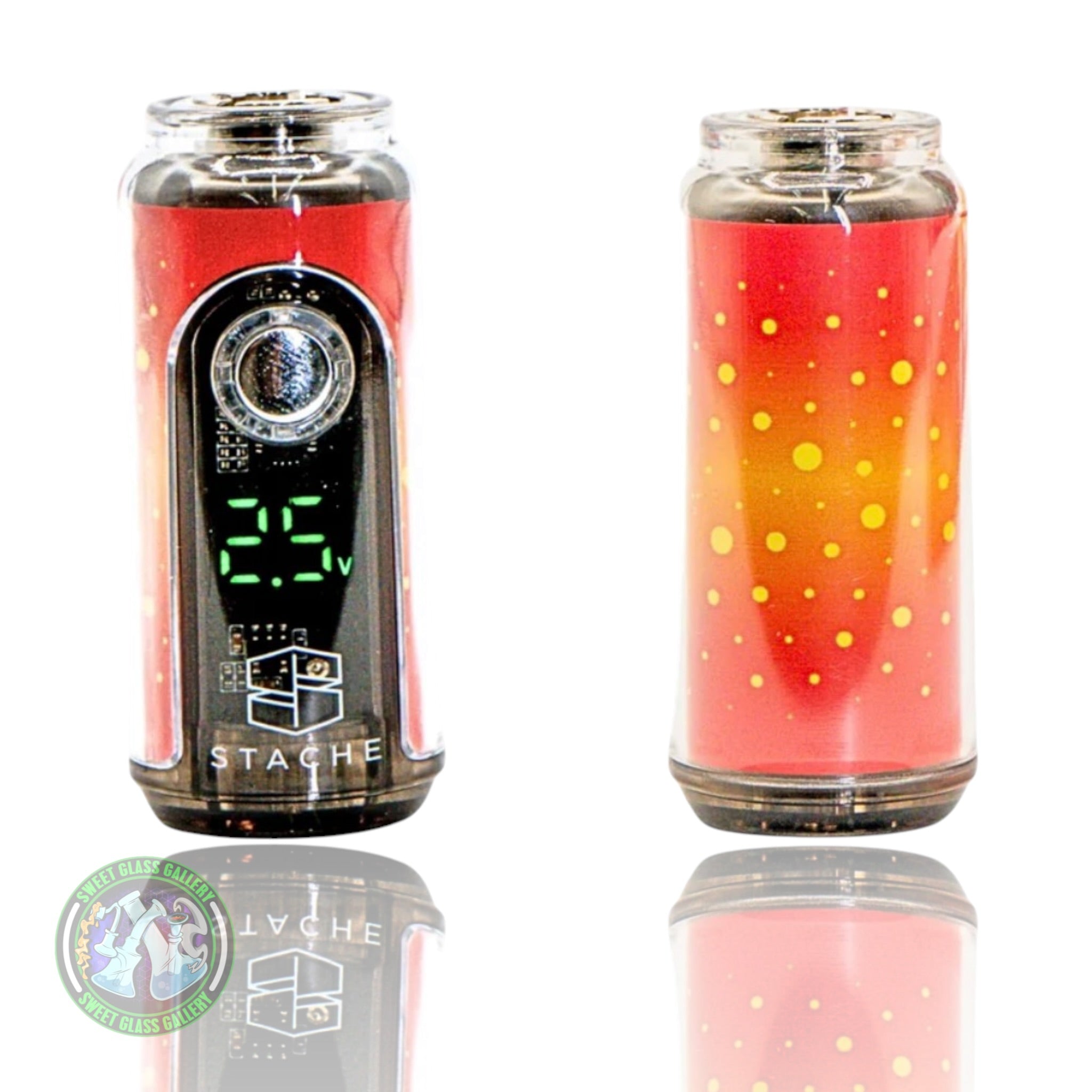 Stache Products - Bop 510 Battery - Red Orange Splatter
