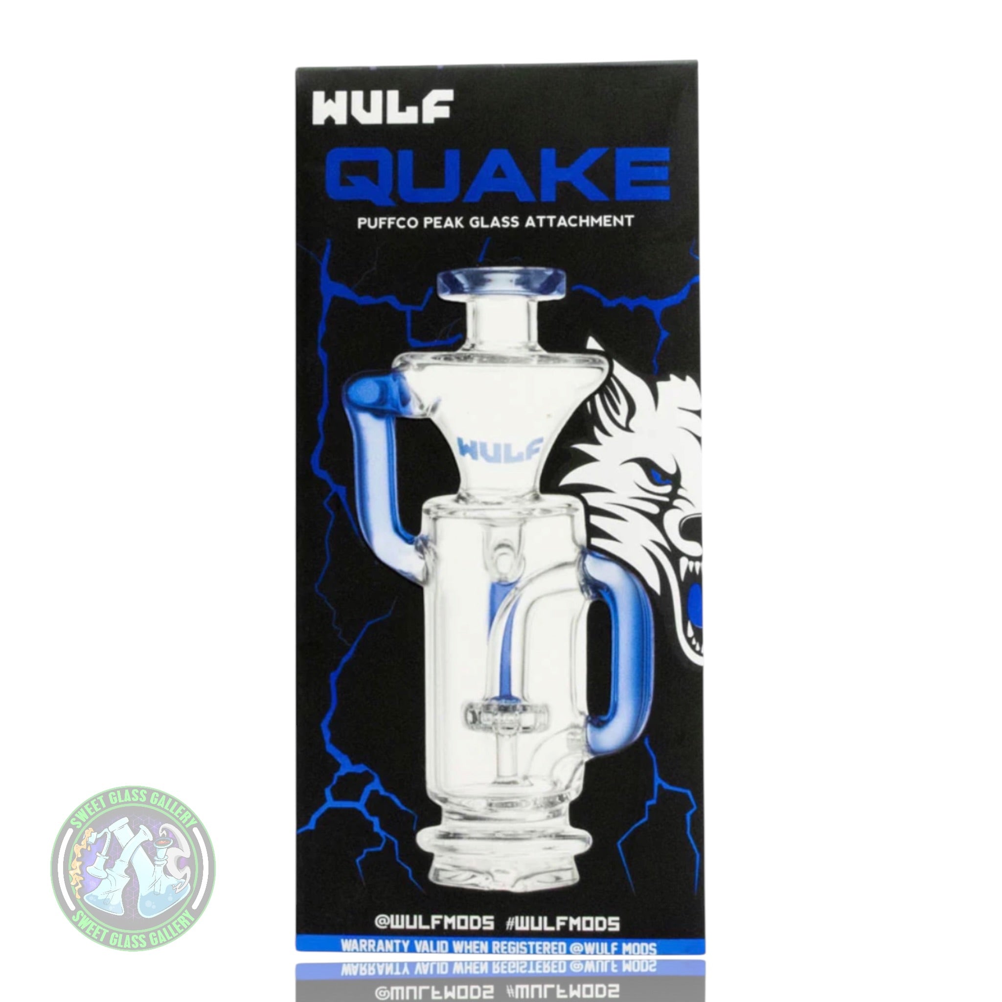 Wulf Mods - Puffco Attachment - Quake - Blue