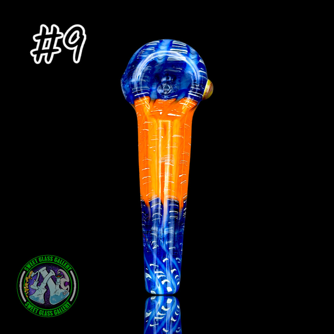 Daniel's Glass Art - German Glass Thick Hand Pipe #9